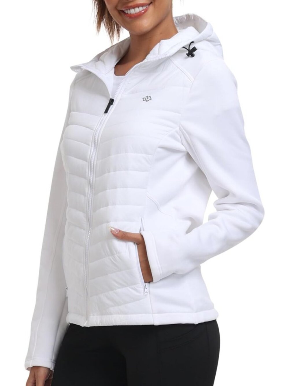 Cozy Women's Hooded Fleece Lined Softshell Puffer Jacket - Warm & Stylish Coat